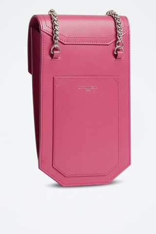 Funda de teléfono de piel plena flor Rose - Rosa