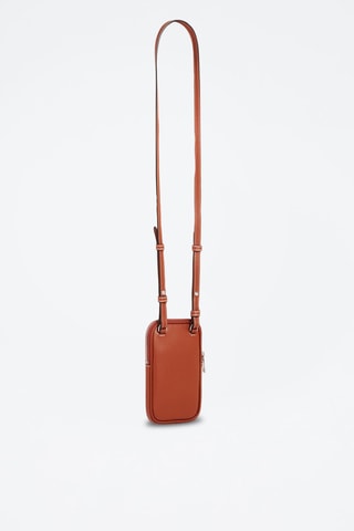 Etui téléphone en cuir  Emile - Marron