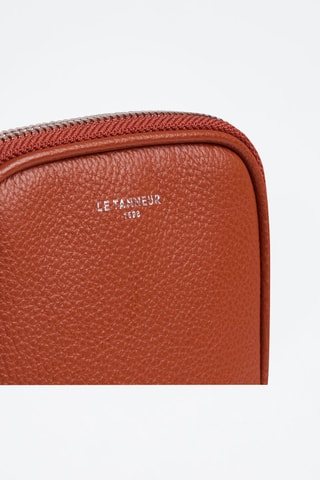 Etui téléphone en cuir  Emile - Marron