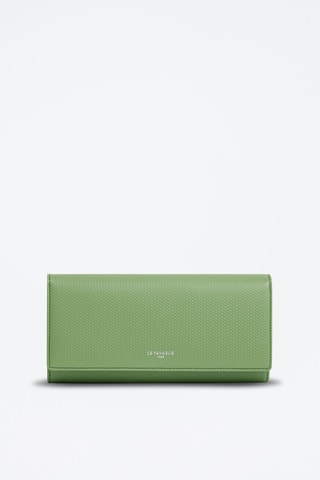 Cartera de piel Lise Verde