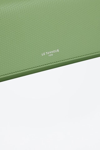 Cartera de piel Lise Verde