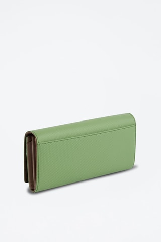 Cartera de piel Lise Verde