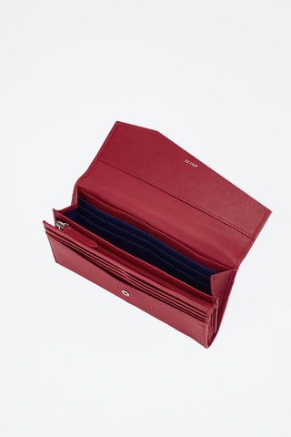 Cartera de piel Charlotte Rosa