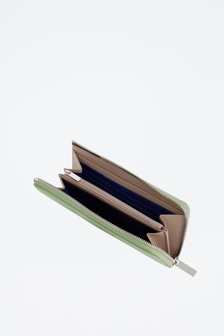 Cartera de piel Emilie Verde