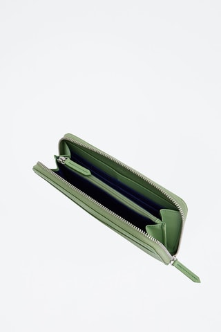 Cartera de piel Charlotte Verde