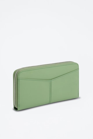 Cartera de piel Charlotte Verde