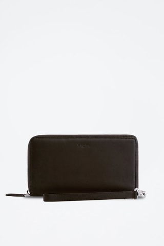 Cartera de piel Albert Marrón