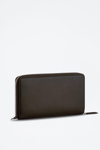 Cartera de piel Albert Marrón