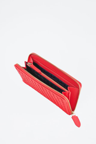 Cartera de piel Juliette Frambuesa