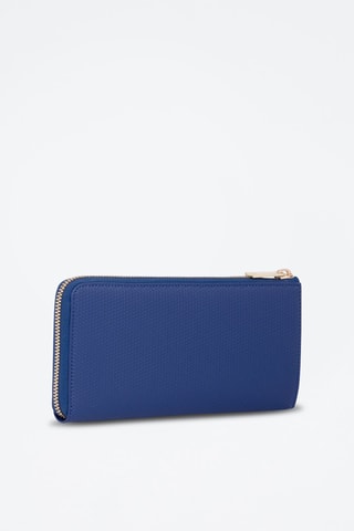 Cartera de piel Emilie Índigo