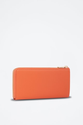 Cartera de piel Emilie Tangerine