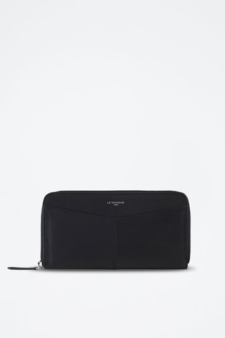 Cartera de piel Charlotte - Negro