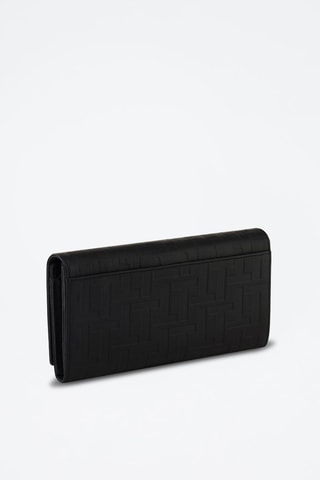 Compagnon en cuir Emilie - Noir
