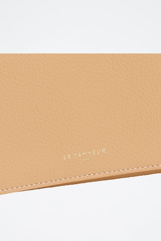 Cartera de piel - Beige