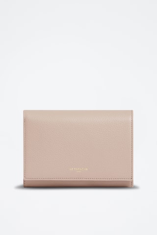 Cartera de piel - Beige