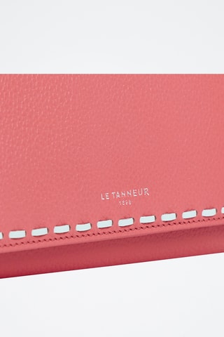 Cartera de piel - Rosa