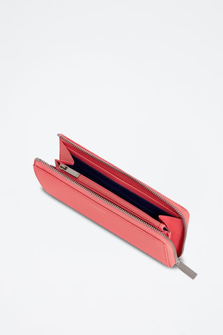 Cartera de piel - Rosa