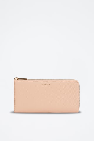 Cartera de piel - Rosa pastel