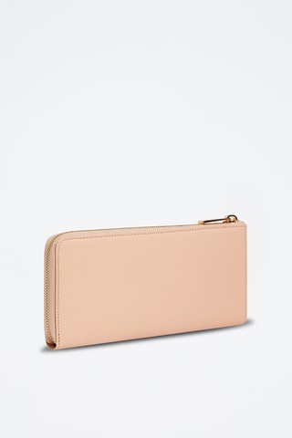 Cartera de piel - Rosa pastel