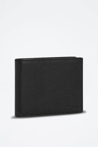 Cartera de piel - Negro