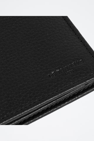 Cartera de piel - Negro