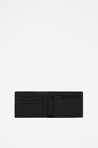 Cartera de piel - Negro