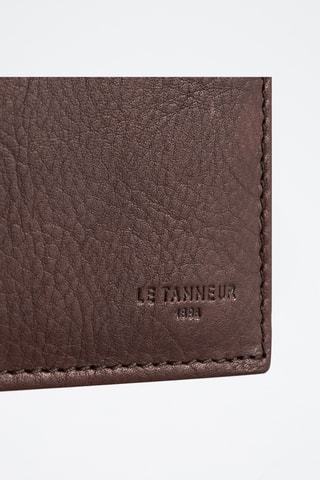 Cartera de piel - Marrón