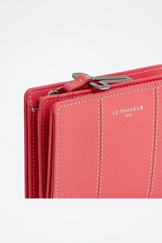 Cartera de piel - Rosa