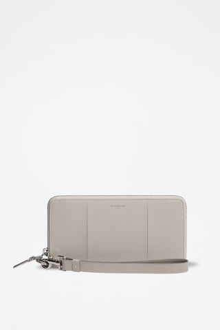 Compagnon en cuir - Gris clair