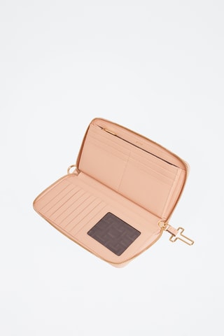 Cartera de piel - Beige rosado