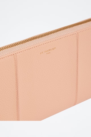Cartera de piel - Beige rosado