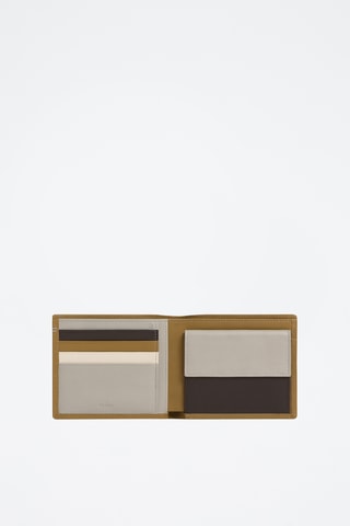 Cartera de piel - Marrón