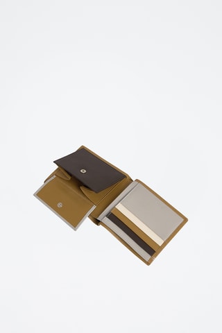 Cartera de piel - Marrón