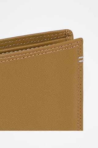 Cartera de piel - Marrón