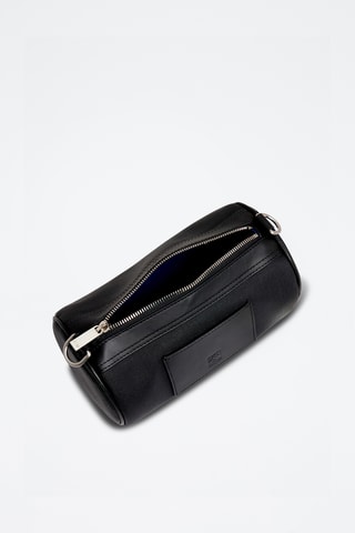 Bandolera de piel - Negro