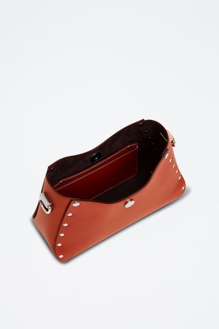 Sac porté épaule en cuir - Marron