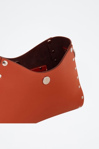 Sac porté épaule en cuir - Marron