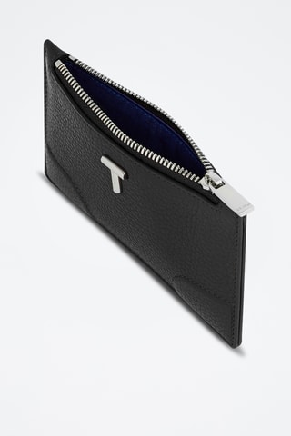 Porte-cartes en cuir - Noir