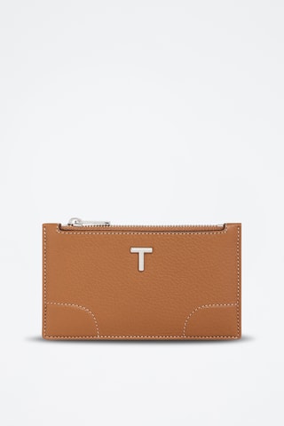 Porte-cartes en cuir - Marron