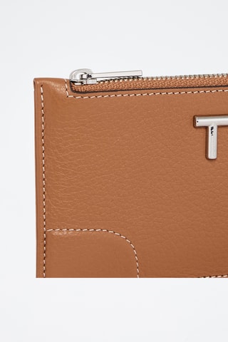 Porte-cartes en cuir - Marron