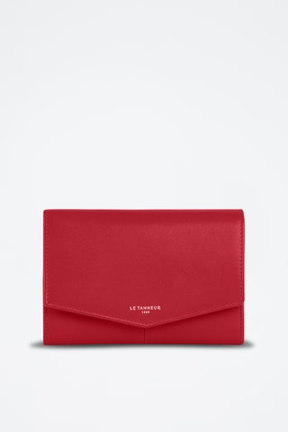 Portefeuille en cuir - Rouge