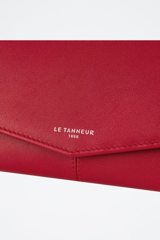 Portefeuille en cuir - Rouge