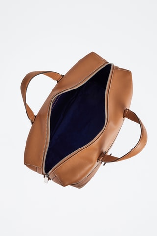Bolso de piel - Marrón
