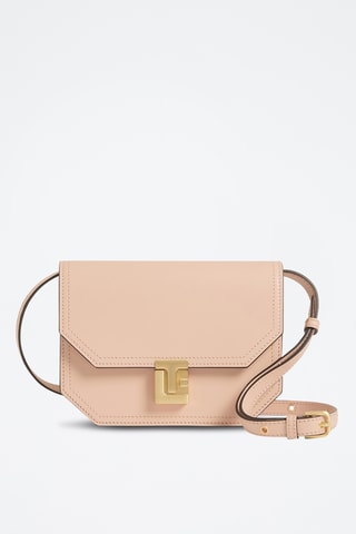 Bandolera de piel - Rosa