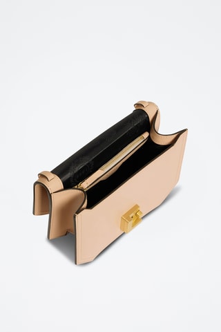 Bandolera de piel - Rosa