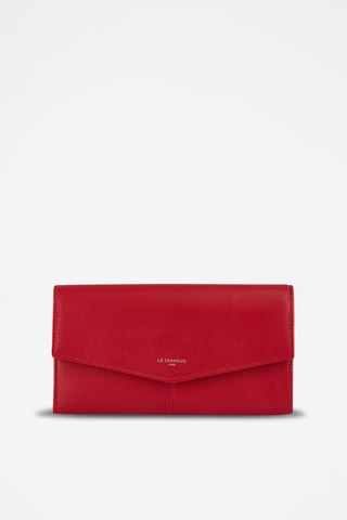 Cartera de piel - Rojo