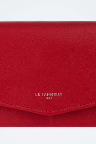 Cartera de piel - Rojo
