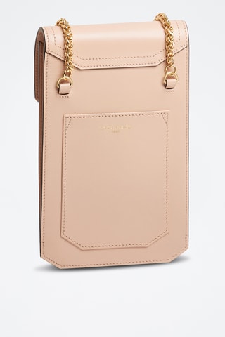 Bolso de mano de piel - Beige