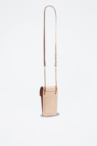 Bolso de mano de piel - Beige
