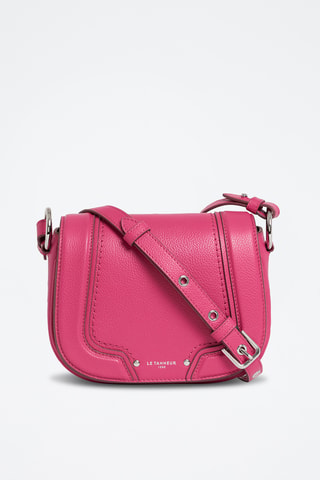 Bolso de piel - Fucsia